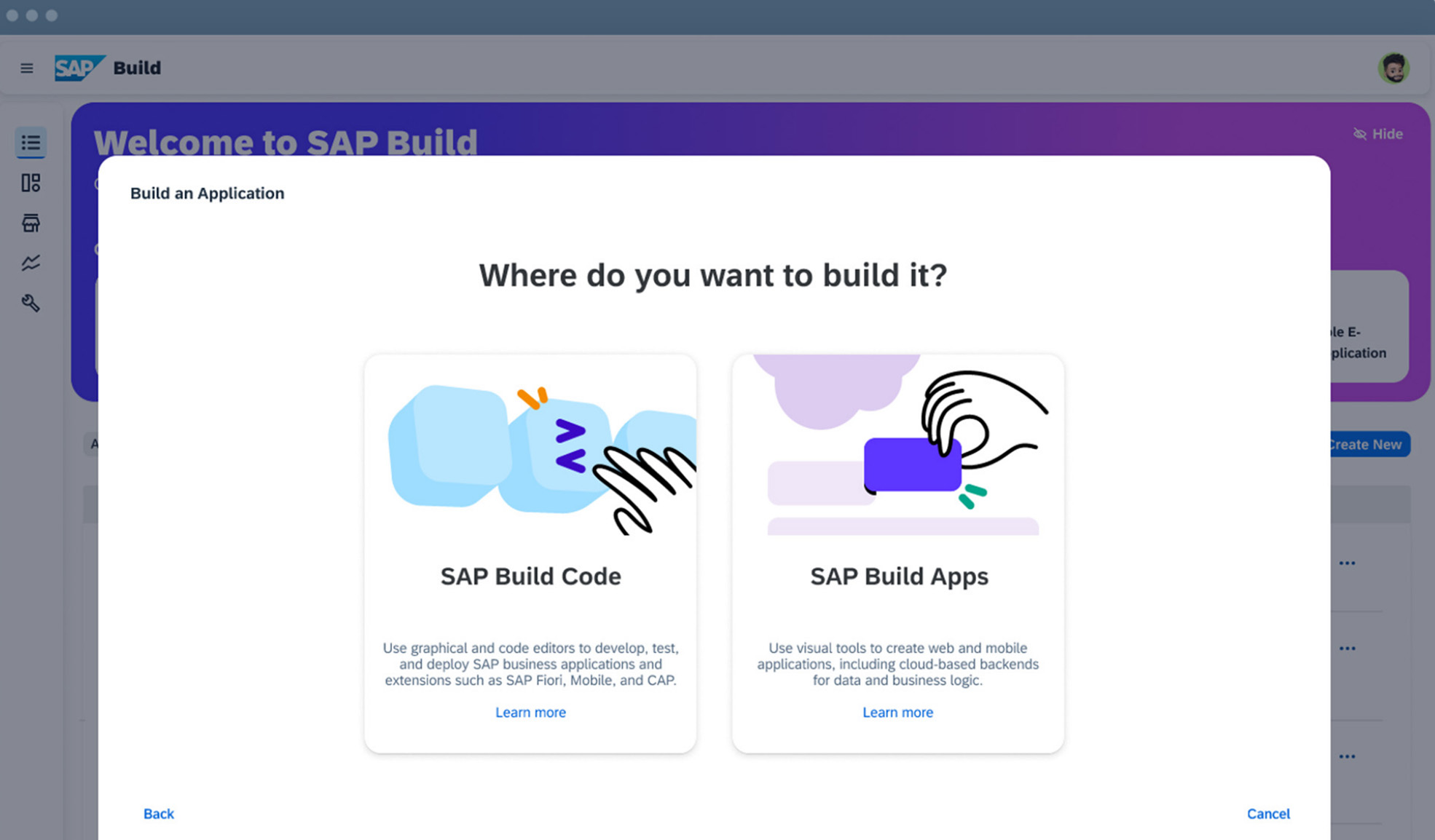 SAP Build Code Apps