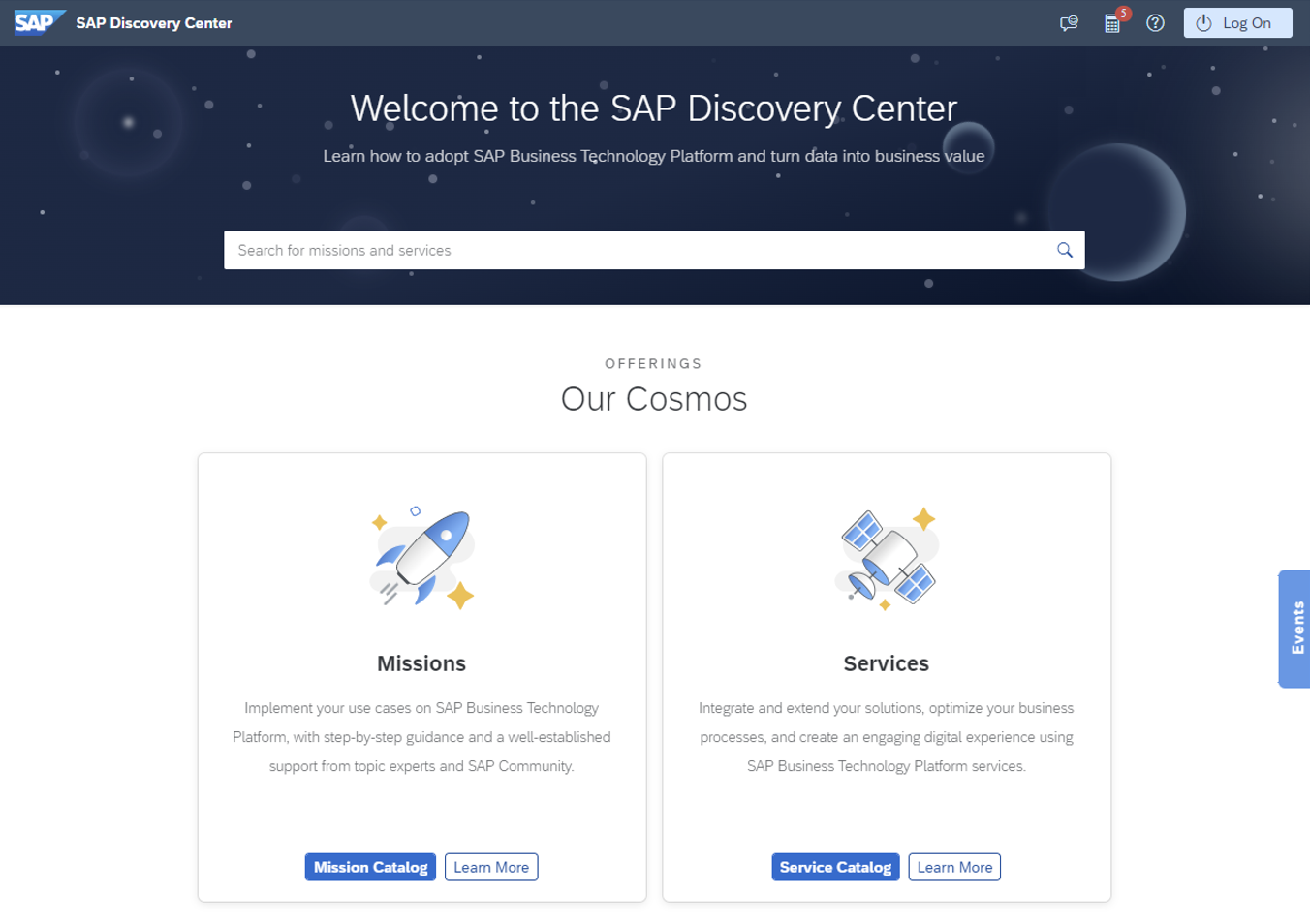 SAP Discovery Center
