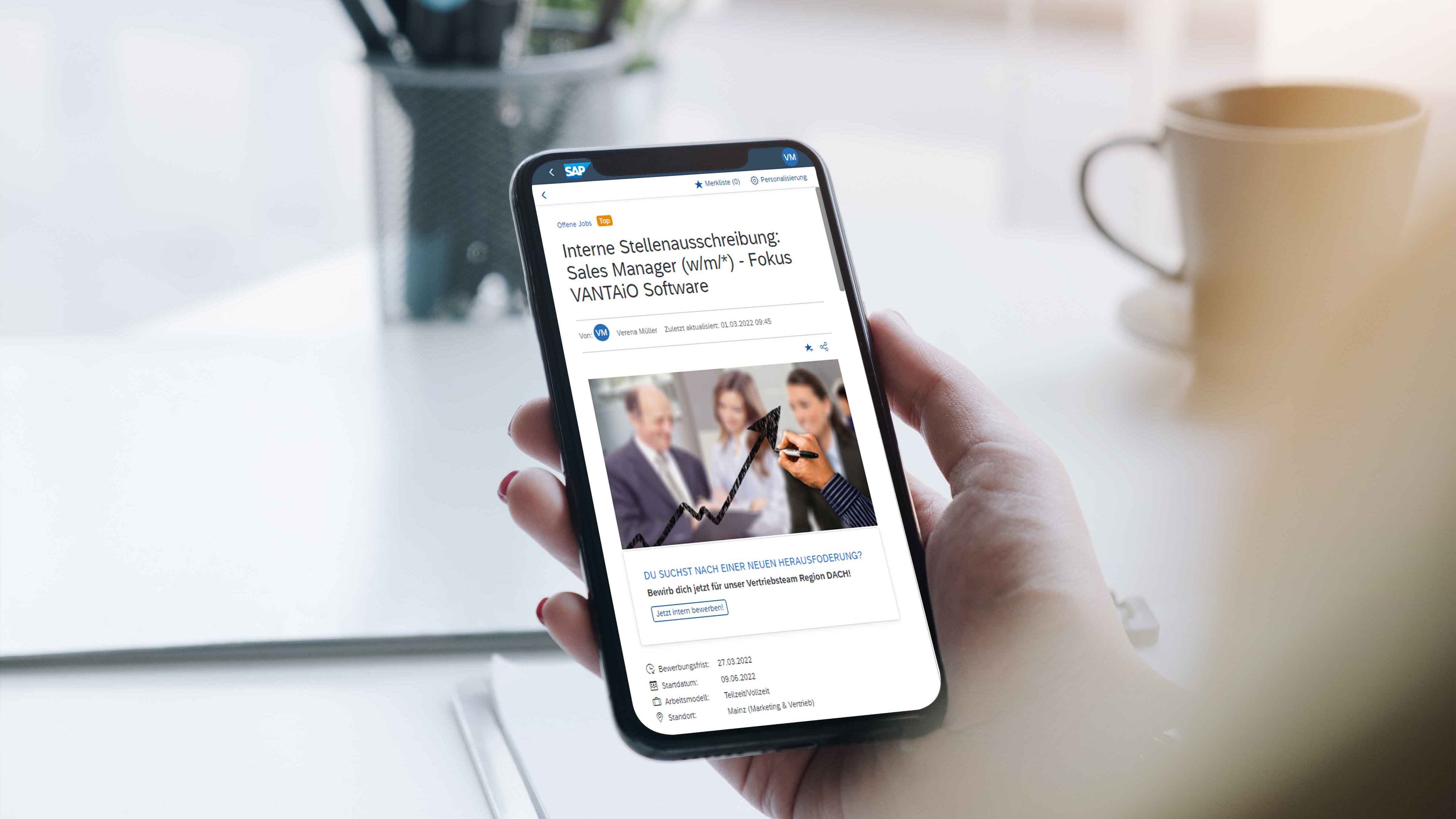 Enterprise News Manager on Desktop