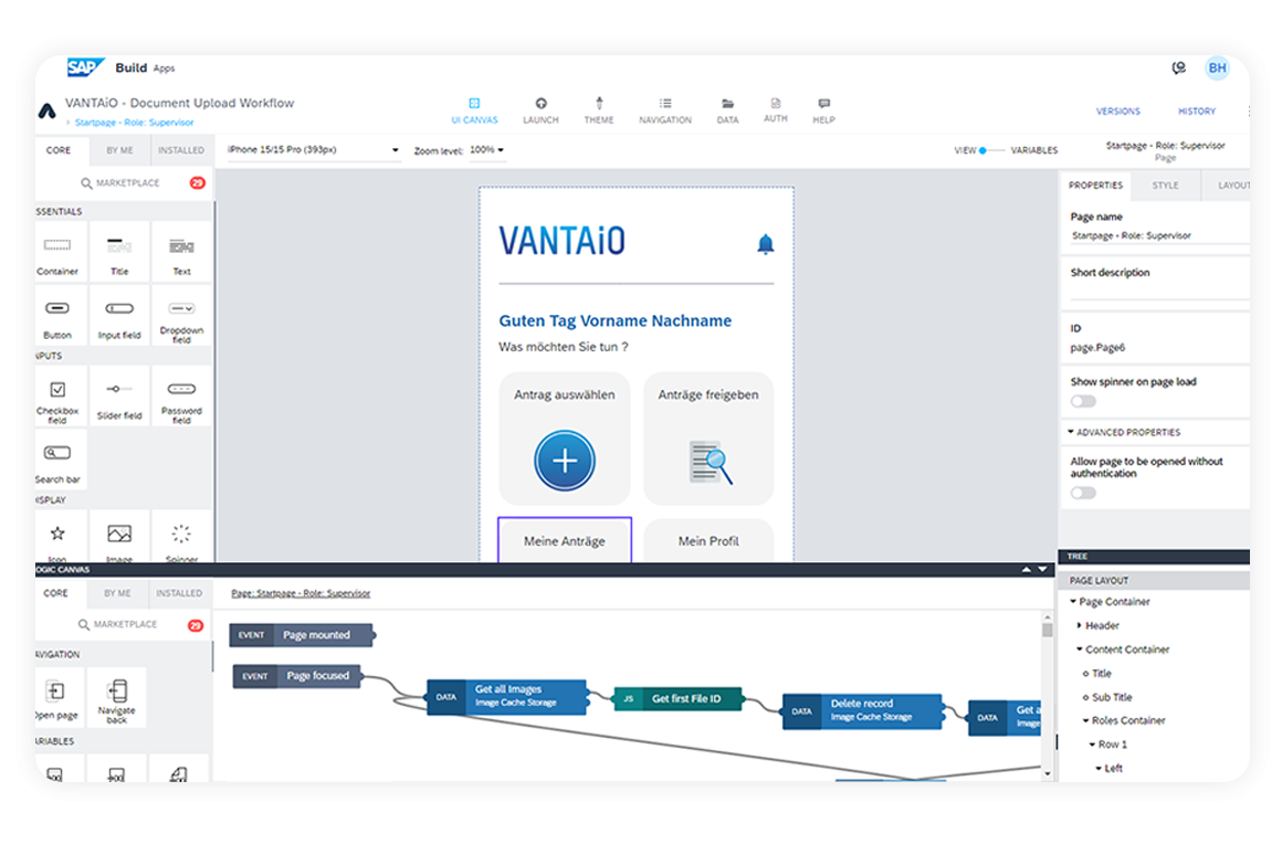 SAP Build App Entwicklung