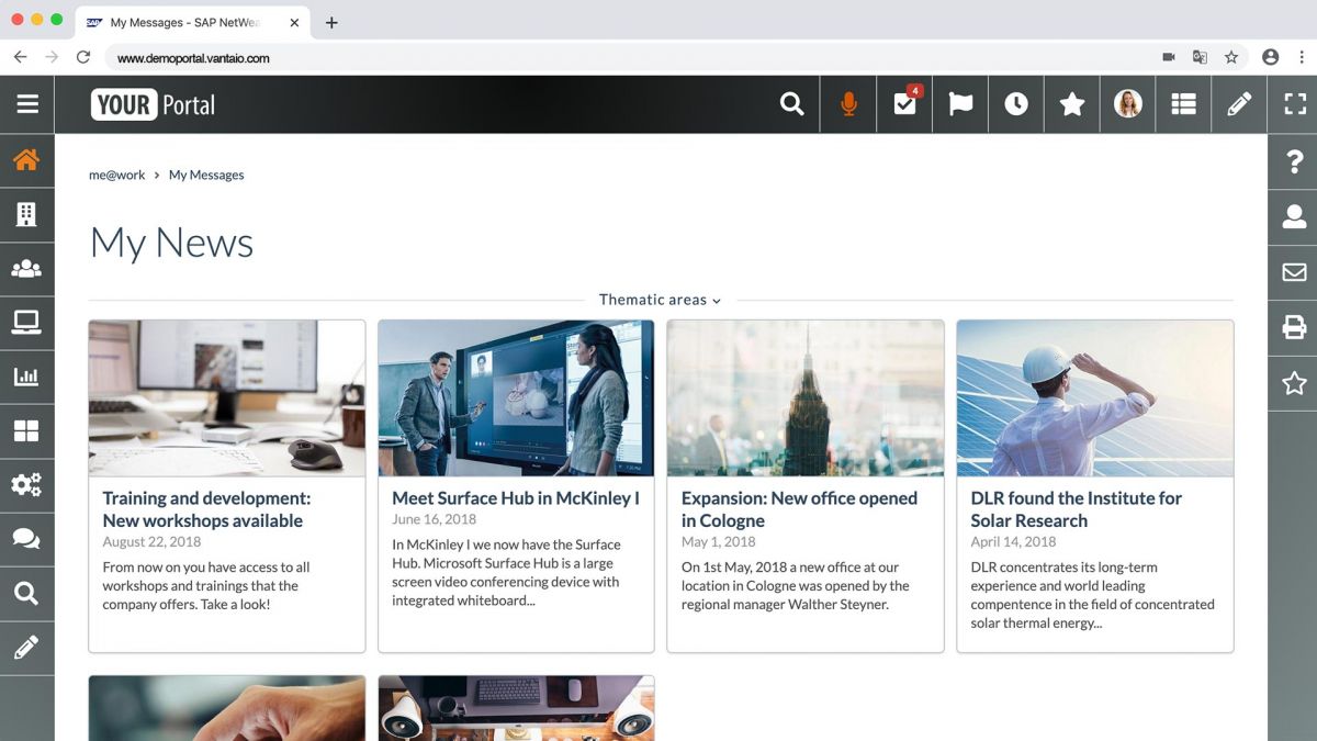 Digital Workplace based on SAP NetWeaver 7.5