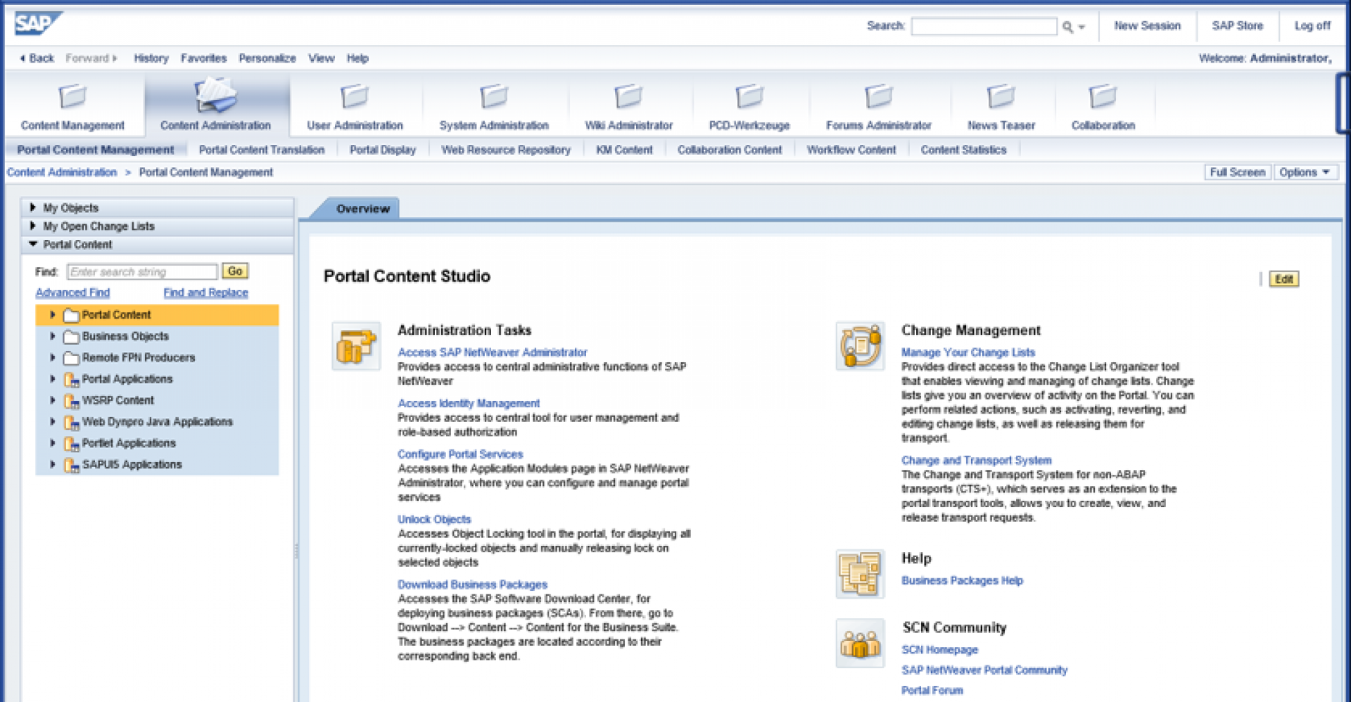 Portal Classic: User Experience (SAP)