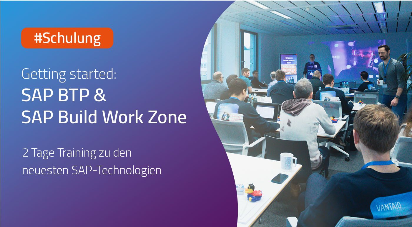 Schulung SAP Build Work Zone