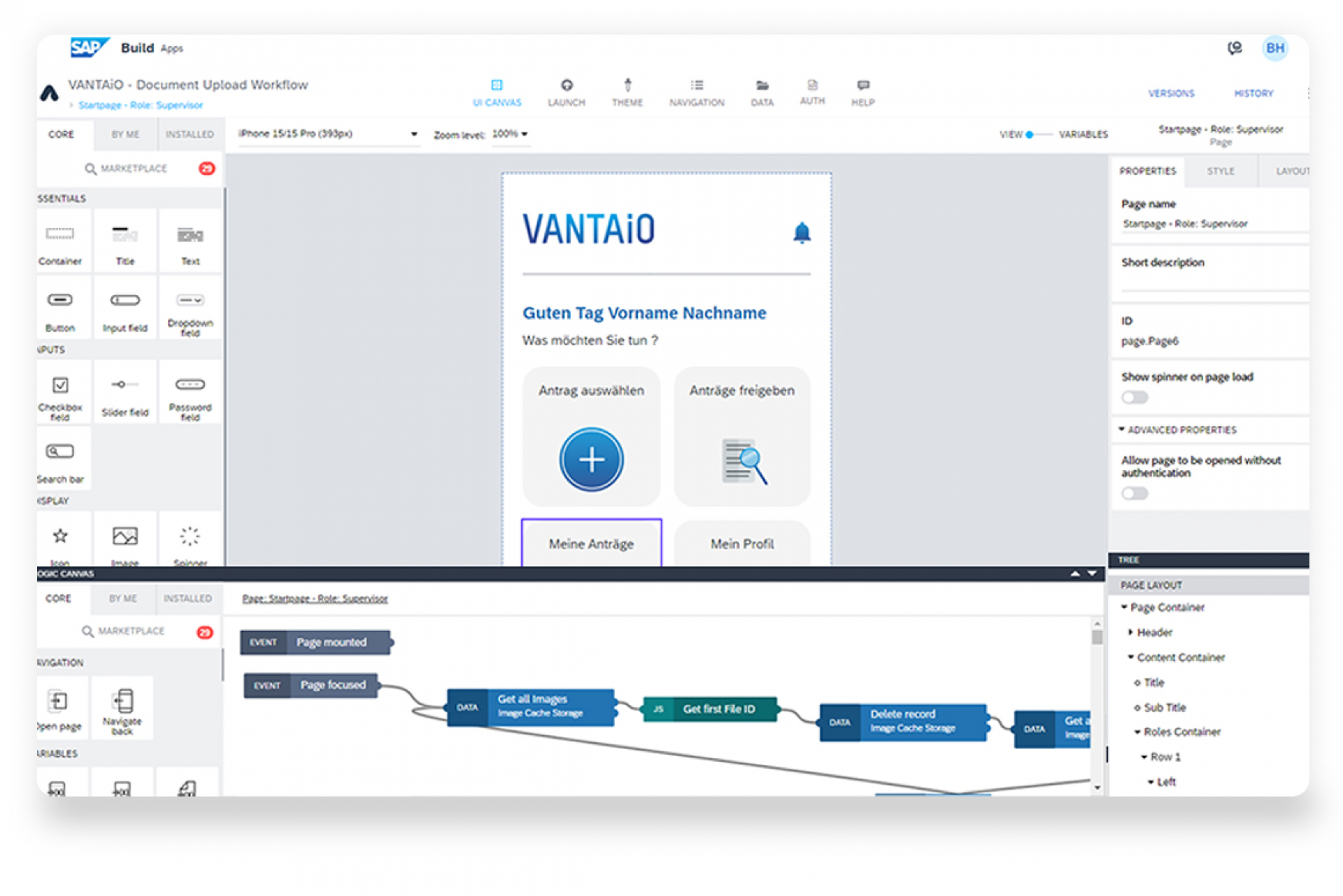 SAP Build App Entwicklung
