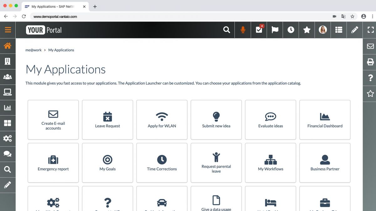 Digital Workplace based on SAP NetWeaver 7.5