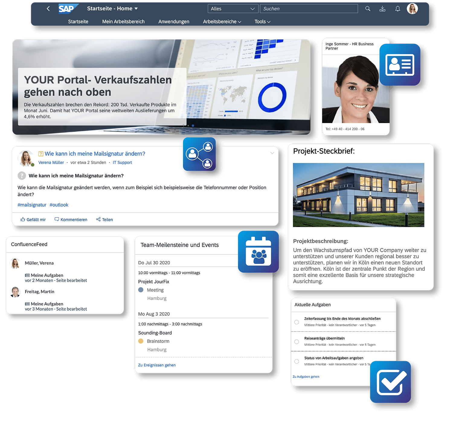 SAP Work Zone powered by VANTAiO