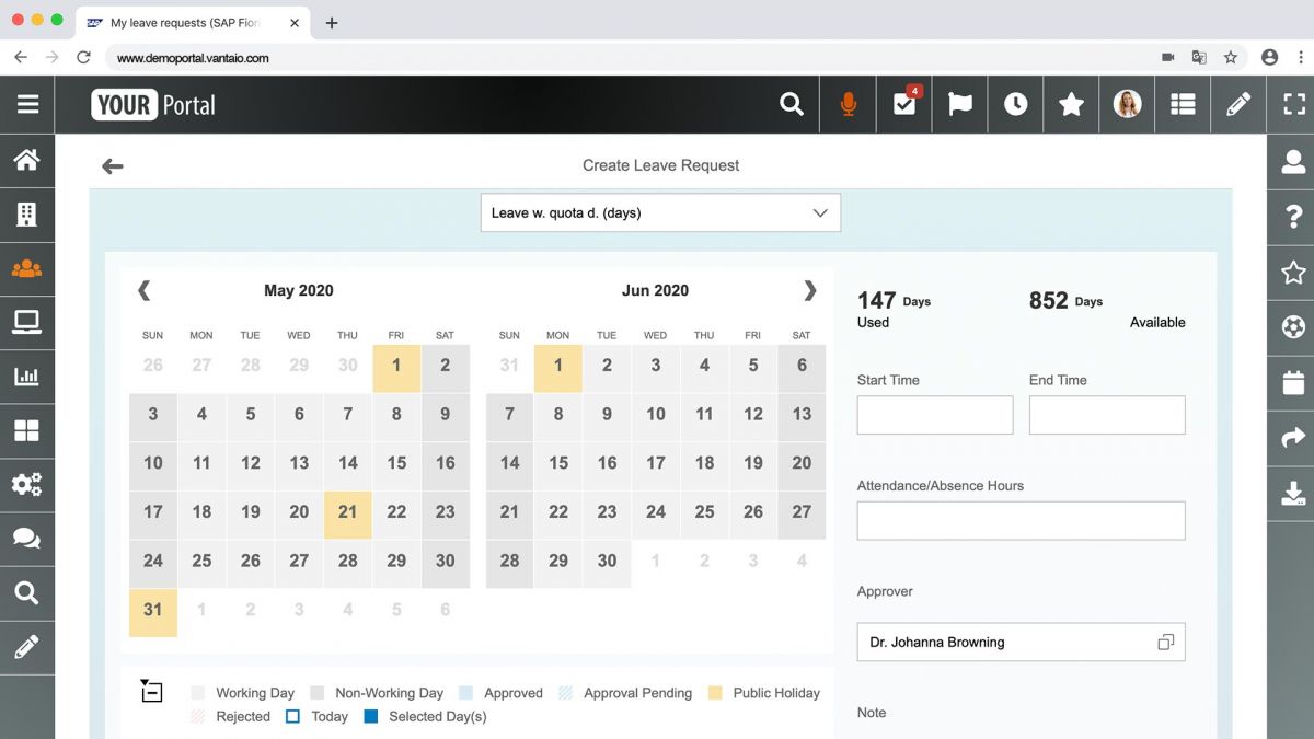 Digital Workplace based on SAP NetWeaver 7.5
