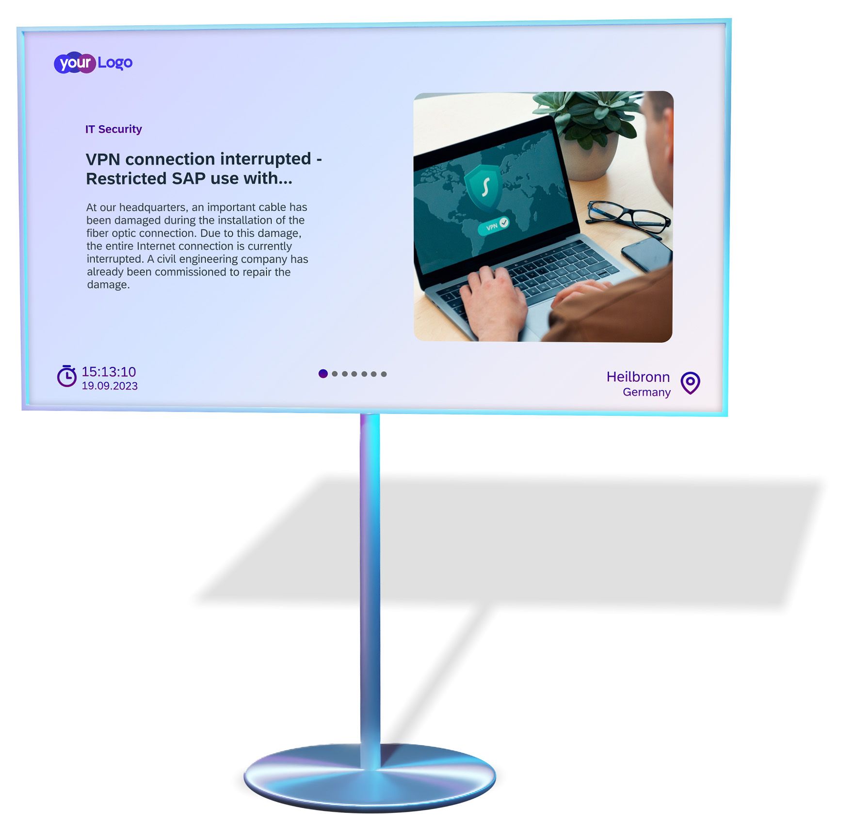 VANTAiO TV Display: Digital Signage for Enterprise Customers