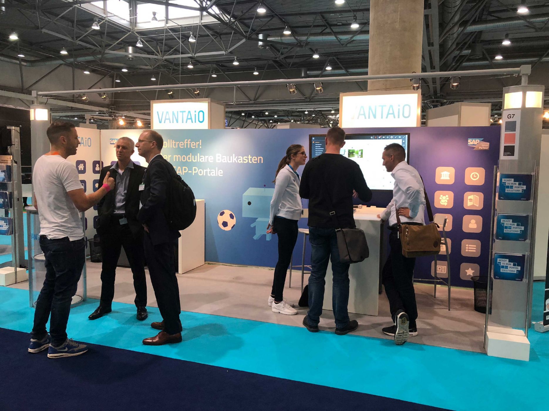 Always well attended – the VANTAiO booth