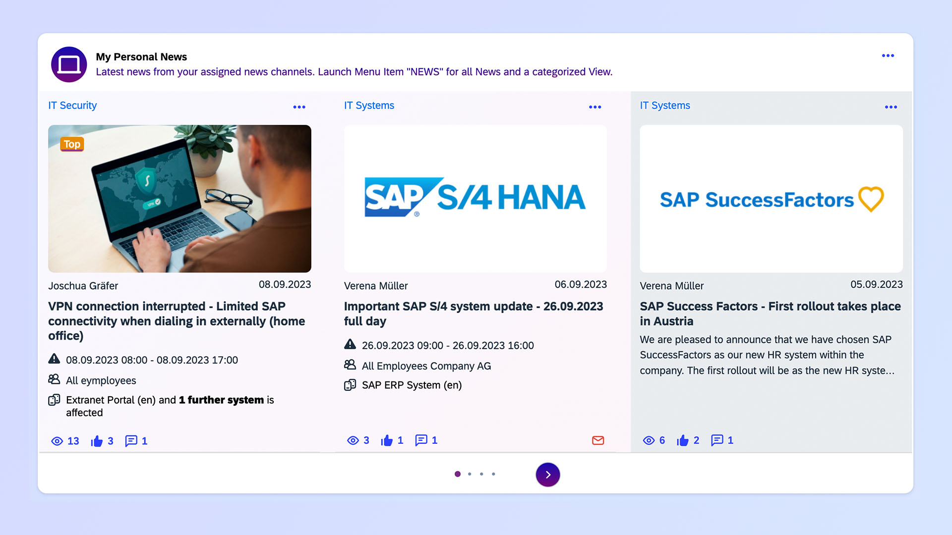 SAP Build Work Zone Advanced, news