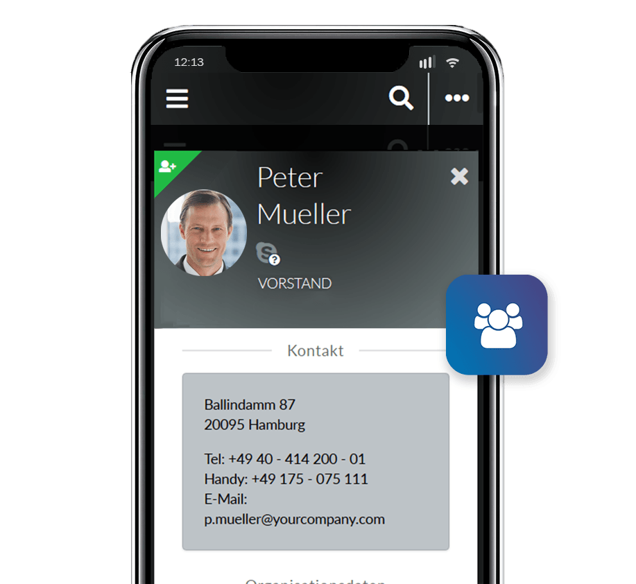 SAP Mitarbeiter App Kontakt