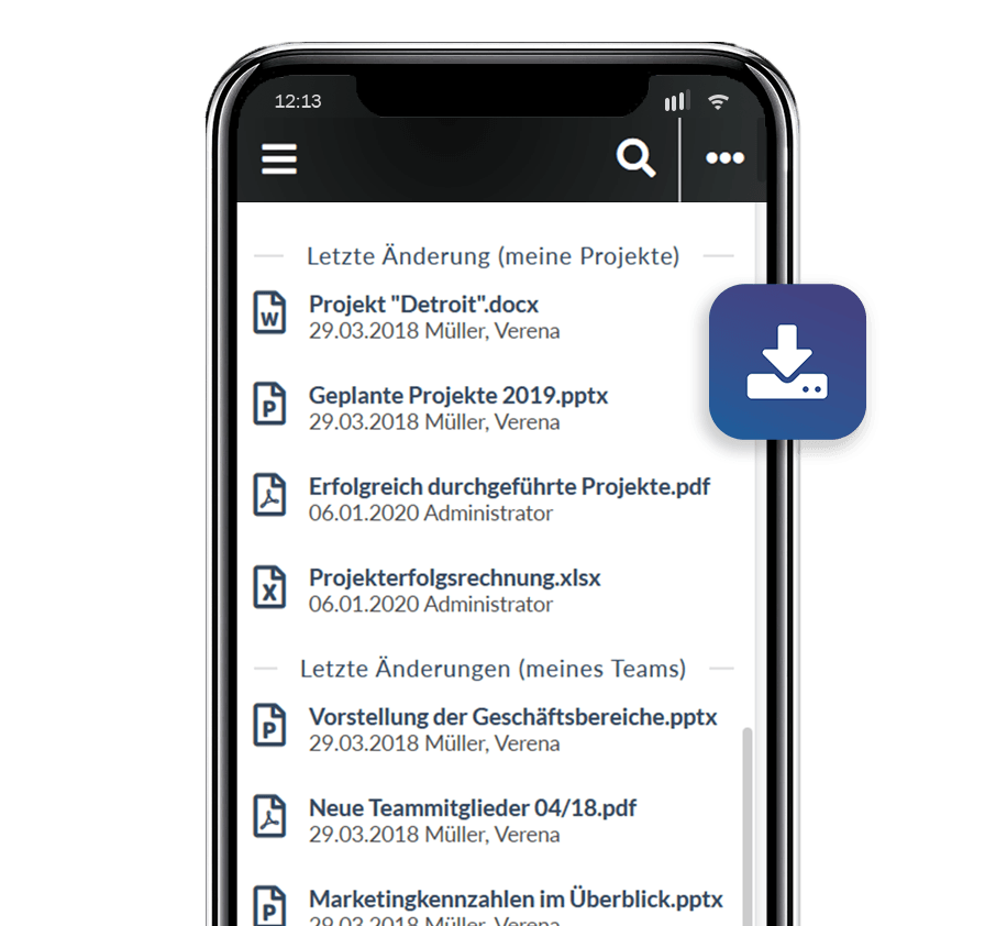 SAP Mitarbeiter App Projekte