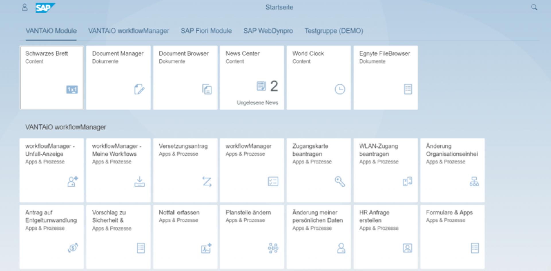 Fiori Style / Fiori Launchpad (SAP)