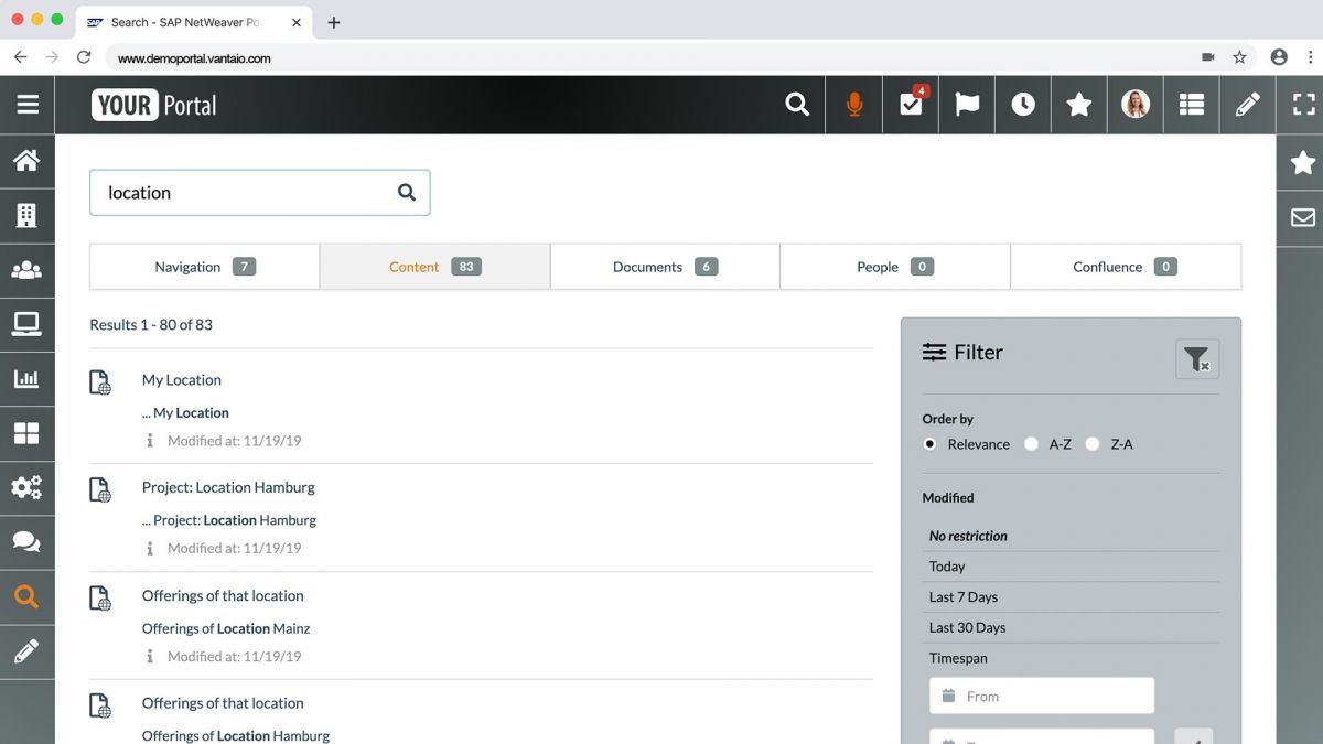 Digital Workplace based on SAP NetWeaver 7.5