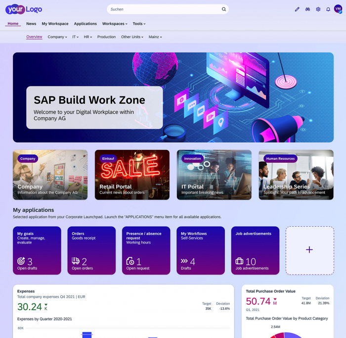 SAP Build Work Zone Advanced