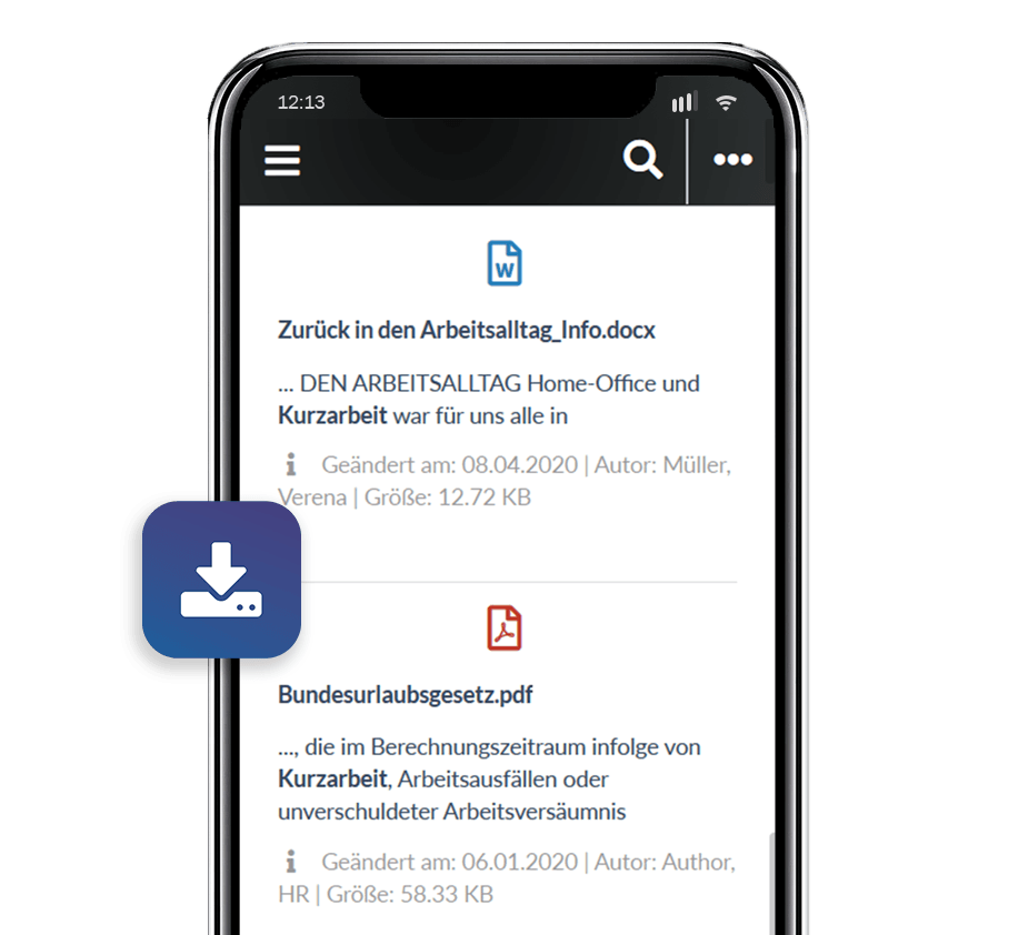 SAP Mitarbeiter App Dokumente