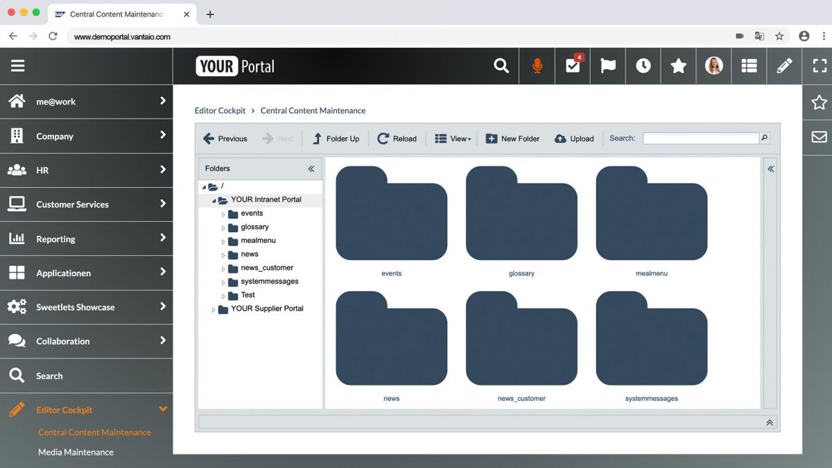 Digital Workplace based on SAP NetWeaver 7.5