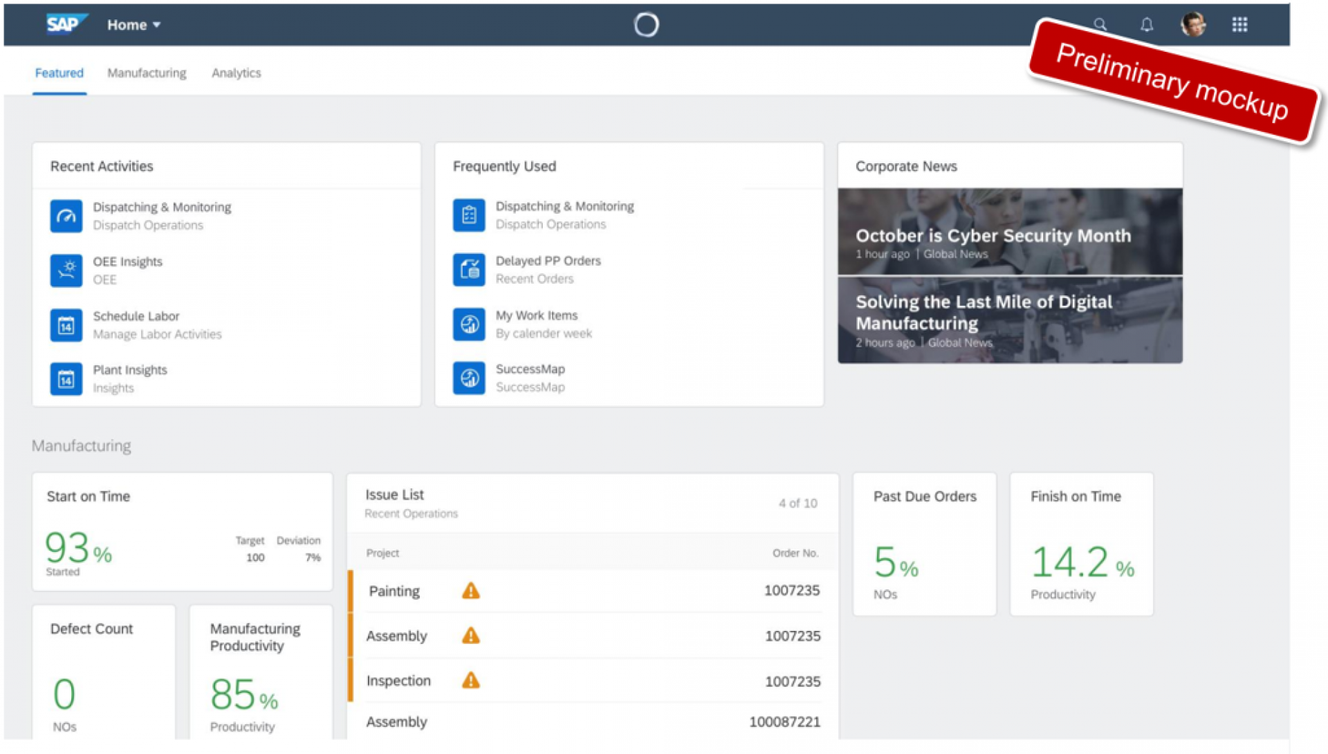 Potential User Experience on SAP CP (Target Situation)