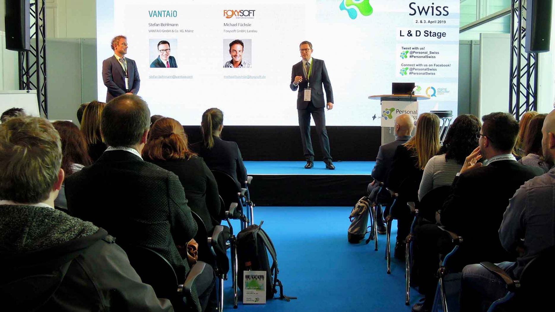 VANTAiO und Foxysoft auf der Personal Swiss