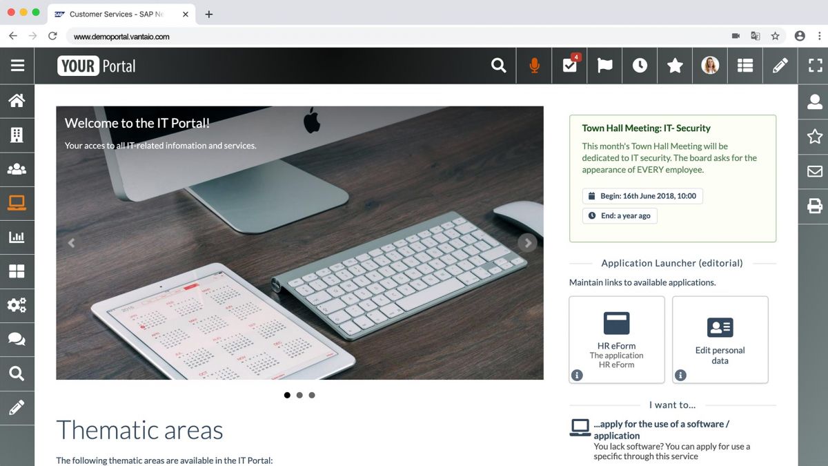 Digital Workplace based on SAP NetWeaver 7.5