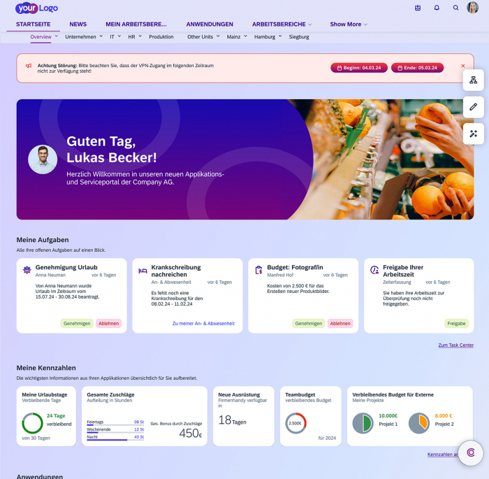 SAP Build Work Zone Advanced