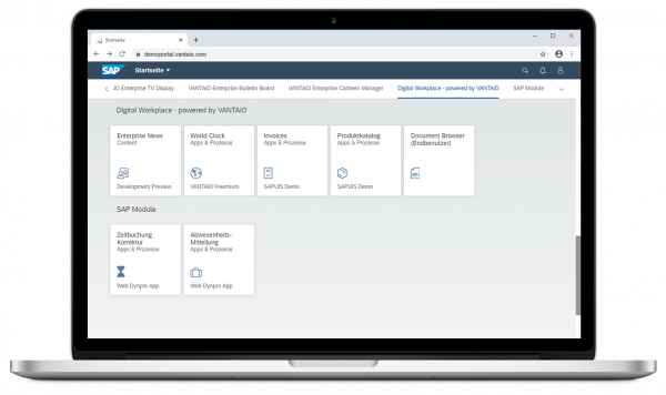 SAP Fiori Launchpad Digital Workplace