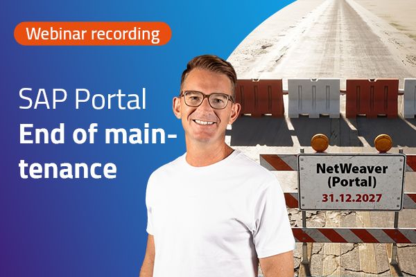 Webinar End of maintenance for SAP Portal 2027